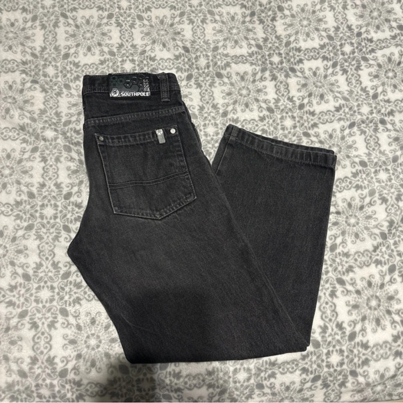 South Pole Women's Black Straight Leg Jeans - Picture 1 of 6